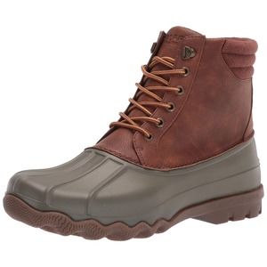 Sperry Top-Sider Men's Seasonal Avenue Duck Boot, TAN/Olive, US 11.5